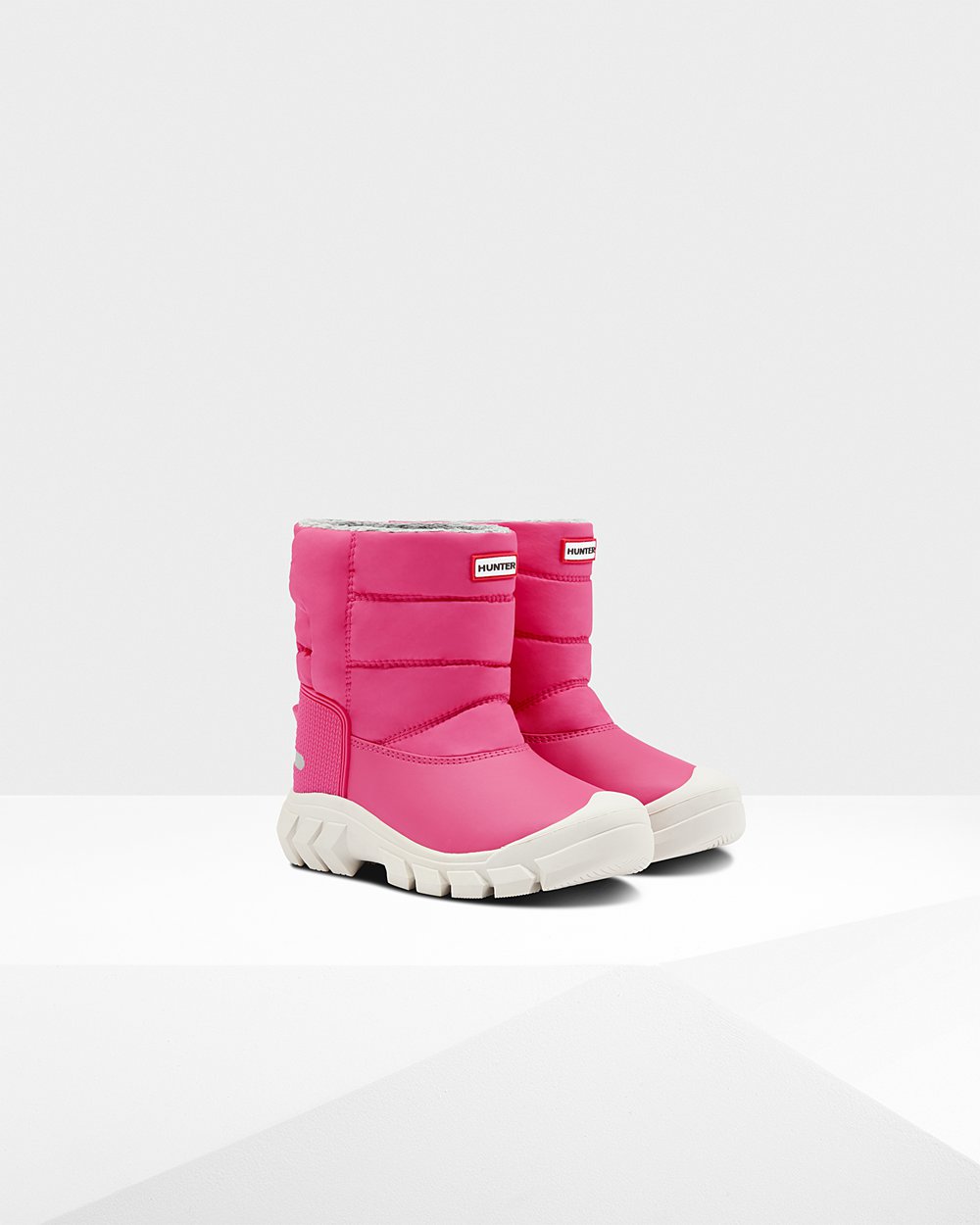 Botas de Nieve Hunter Niños - Original Big Insulated - Rosas Claro - IGWPMQS-47